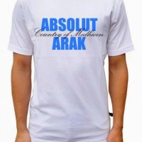 Tshirt / Kaos / Baju Absolute Vodka - Abu Misty
