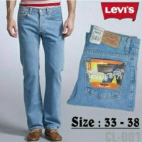 CELANA JEANS LEVIS PRIA BIRU MUDA KEREN ( BIOBLITZ )