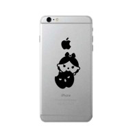 Jual Sticker Decal Apple iPhone 1set 4PCS - Tsum Tsum Snow White-Rina Shop Murah
