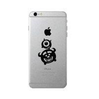 Jual Sticker Decal Apple iPhone 1set 4PCS - Tsum Monsters, Inc - Rina Shop Murah