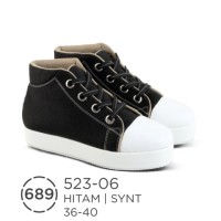 sepatu wanita gaya trendy / sepatu boots cewek / sepatu distro azzur