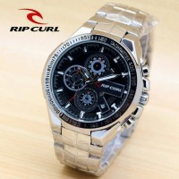NEW ~ JAM TANGAN PRIA RIPCURL RANTAI SUPER CHRONO AKTIF SPORT ELEGANT