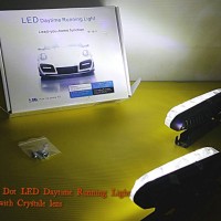 Jual LAMPU DRL 6 LED With CRYSTALE LENS (DRL FORTUNER) Murah