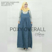 Jual Proxy Overall - long dress tanpa lengan bahan jeans ori. Murah
