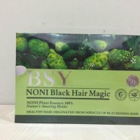 BSY NONI BLACK HAIR MAGIC SHAMPO ORI + SHAMPOO + SAMPO BPOM DAN HALAL