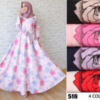 GROSIR - Gamis Maxi Katun Jepang 518