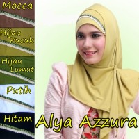 ALYA AZZURA / Jilbab Instan / Bergo / Hijab Belah Depan