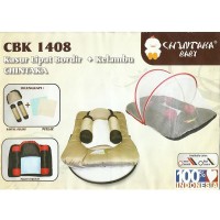 Chintaka Kasur Bayi Lipat Bordir + Kelambu CBK140800 Baru