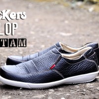 SEPATU CASUAL KICKERS SLIP ON KULIT JERUK