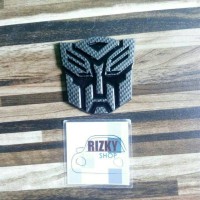 Jual Emblem Logo Transformers Autobots Hitam Murah
