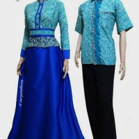 Jual Couple batik sarimbit kebaya pasangan Batikseragam batikpesta CPLD108 Murah