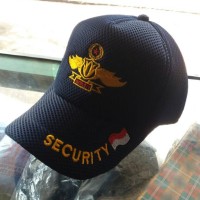 Topi security / satpam logo sayap