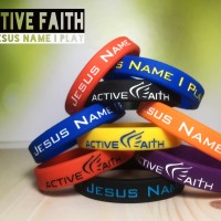 Jual Wristband Active Faith In jesus name i play gelang basket NBA NIKE Murah