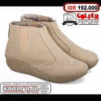 Jual Sepatu boot cewek santai casual hangout gaya keren boots wanita Murah