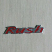 Jual Emblem Rush Reflector Warna Merah Murah
