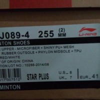 Jual Perlengkapan Olahraga Sepatu Badminton Lining Star Plus E Berkual