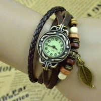 Jam Tangan Wanita Cewek Vintage Tali Gelang Indian Tribal Etnik Unik