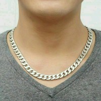 Jual kalung cowok / kalung rantai pria / kalung titanium pria wanita Murah