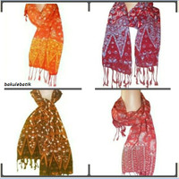 Jual Syal Batik Scarf Shawl Souvenir Khas Jogja Murah