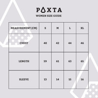 Jual Kaos Polos / Paxta Basic Tees V-Neck Purple Women