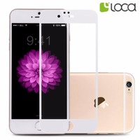 Jual iphone 6/6s Loca tempered glass fullscreen Antiblueray - White Murah