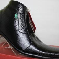 Jual Sepatu Pantofel Rajut Kickers Kulit // Sepatu Kulit // Sepatu Kantoran Murah