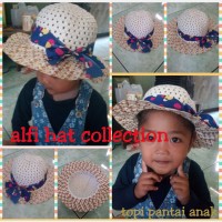 topi pantai anak/topi pantai murah