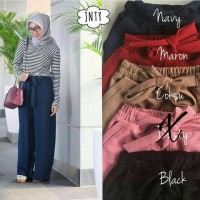 Jual basic ribon kulot pants - celana murah - jogger - bawahan wanita Murah