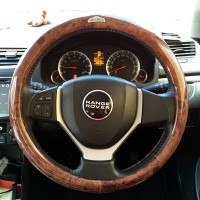 Jual Sarung Cover Stir Setir Mobil Motif Kayu Kilat Kulit Asli Premium Murah
