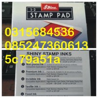 Jual bantalan stempel tinta permanen shiny s-2 dry Murah