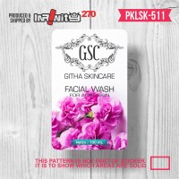 Jual botol toner facial wash sabun kosmetik sticker label kemasan PKLSK-511 Murah