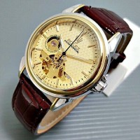 Jam Tangan Automatic Unisex Rolex Elegant leather Murah Limited 3