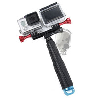 Jual TMC Dual Double Dua Camera Mount Monopod GoPro Xiaomi Yi Accesory Murah