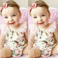 Jual Jumpsuit bayi import #summer floral Murah