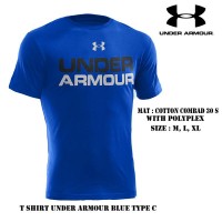 Kaos under armour blue type C Baru | Kaos / Baju / T-Shirt Pria Murah