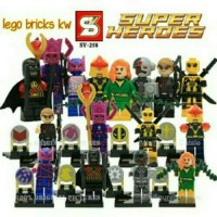 Jual GROSIR Minifigures Heroes Deadpool LEGO SUPERHERO Red Robin Galactus Murah