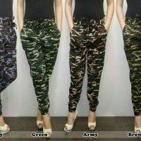 Jual celana jogger/joger army katun stretch cewe/wanita murmer Murah