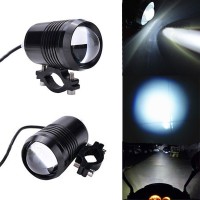 Lampu tembak sorot led sepeda motor racing U1 3 mode cahaya jarak jauh