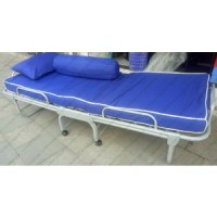 folding bed foldingbed rangka besi / ranjang besi lipat bandung uk 180