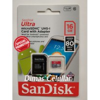 Jual Memory Memori Card MicroSD Micro SD Sandisk Ultra Class 10 16GB 16 GB Murah