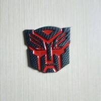 Jual Emblem Logo Transformers Autobots Karbon Murah