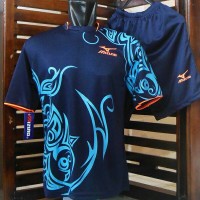 Jersey futsal, kaos bola, setelan olahraga, baju volly mizuno terbaru