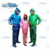 Jas Hujan Setelan Transparan - Elmondo Genesis 923