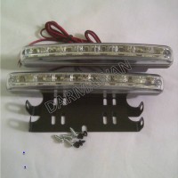 Jual Lampu DRL LED 8Mata/Titik Model Lurus Murah