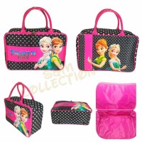 Jual Tas travel bag kanvas Frozen Murah