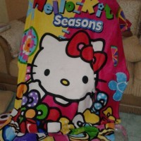 Jual selimut motif hello kitty mickey mouse Murah