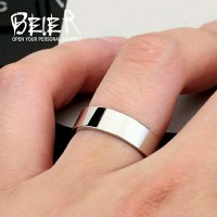 Cincin Couple Single Titanium Silver Polos / Ring Pria Wanita Terbaru