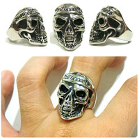 jual skull ring cincin tengkorak polisi ct001 jual skull ring cincin tengkorak polisi ct001