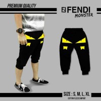 Jual CELANA JOGGER PANTS FENDI MONSTER PREMIUM Murah