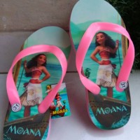 Jual sandal jepit moana disney lucu unik Murah